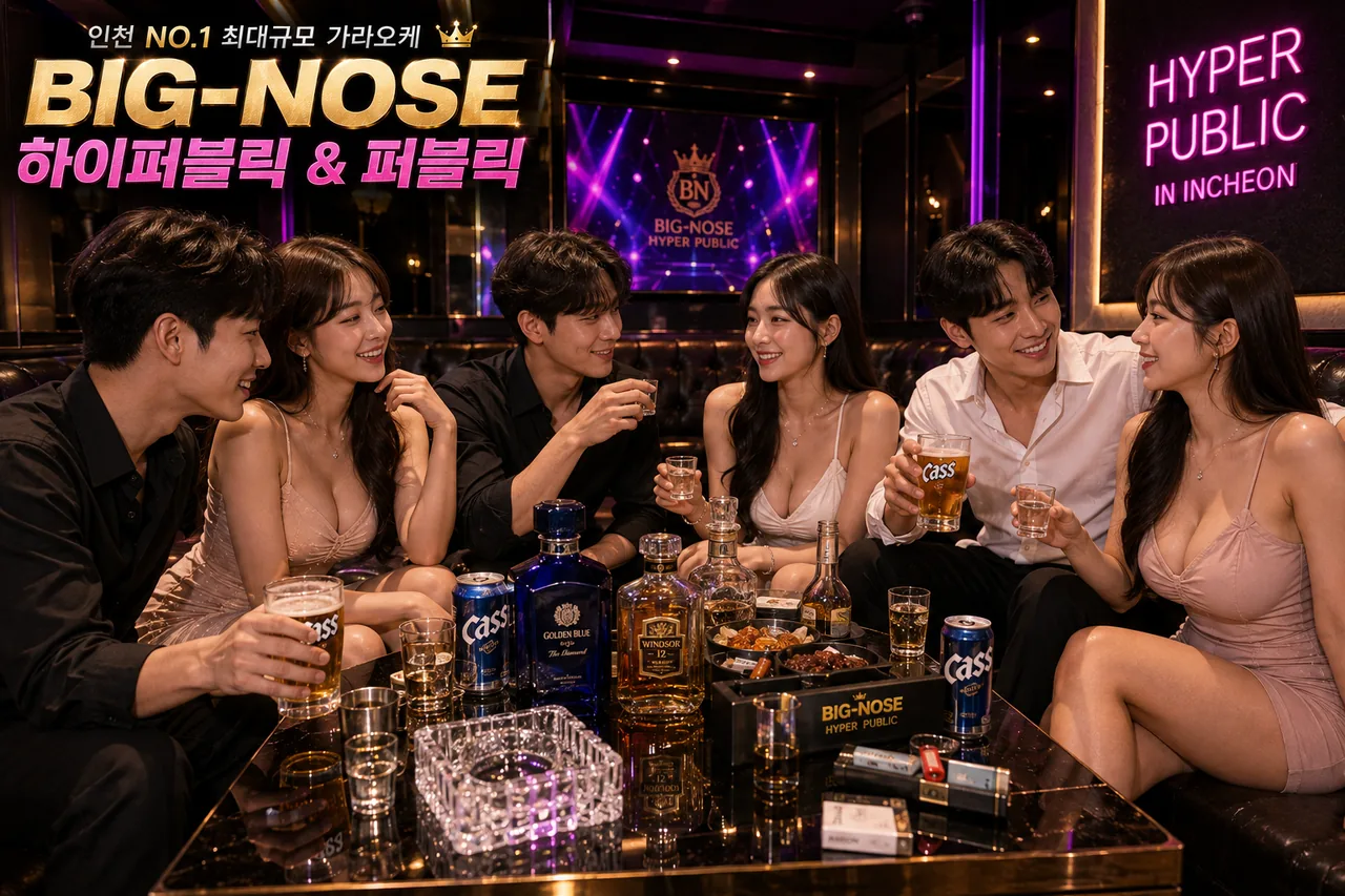 인천 BIG-NOSE 퍼블릭 프라이빗 룸 파티 분위기